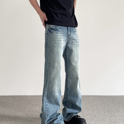Cleanfit flared jeans for men – trendy bootcut denim pants