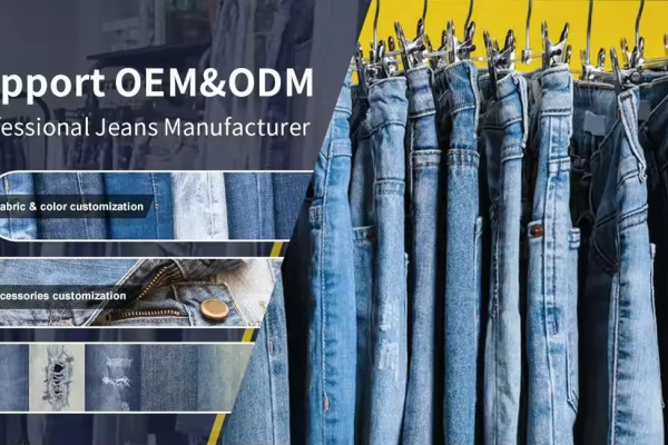 denim jeans production line at low MOQ