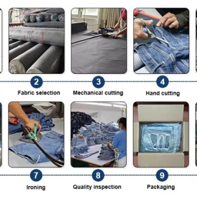custom baggy fit jeans for men by OEM manufacturer