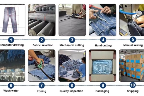 custom baggy fit jeans for men by OEM manufacturer