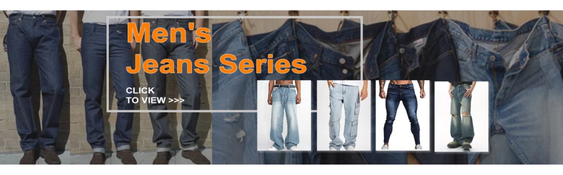 Custom Design High Quality Denim Men Trousers Manufacturer